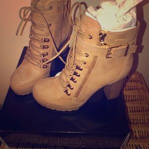 Guess booties. Only worn once.